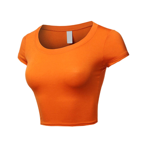 Camisetas cortas de gran tamaño para mujer, mejor calidad, hacer tu propio logotipo, servicio ODM, fabricante superior, nuevas - Product Image 5