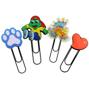 Wholesale Cute Rubber Giant Custom PVC Paper Clips