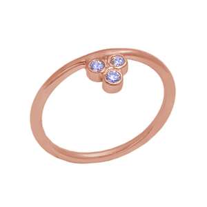 Anillo de piedras preciosas de tanzanita natural Sólido. Plata de Ley 925 Joyería chapada en oro al por mayor para mujeres, proveedor Casa De Plata - Product Image 3