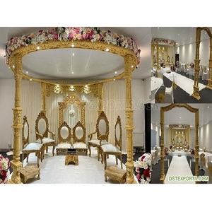 Mayur Mandap de decoración de Ceremonia de boda india, accesorio exclusivo de Aria Mandap para boda india, Reino Unido, Gujarati, temática tradicional, Mandap de boda - Product Image 1