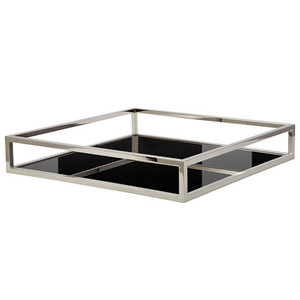 Plateau de service rectangulaire miroir, design personnalisé, fait main, élégant et classique, vente en gros, NOUVEAU WEDDING WORLD MST (101) - Product Image 3