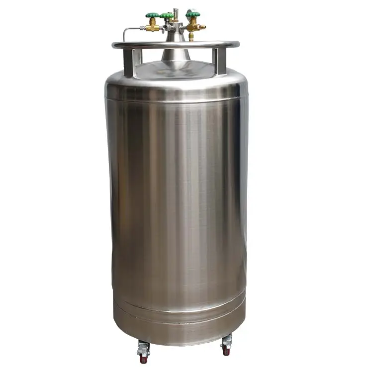 Dewar-contenedor de nitrógeno líquido ydz 200, tanque de espermas de toro criogénico, 200l, tanque de acero inoxidable, precio