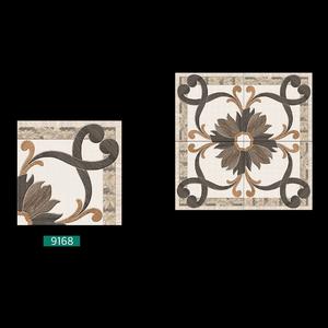 Baldosas de porcelana de color oscuro con diseño de piedra antigua para decoración 40x40cm - Product Image 3