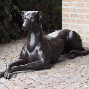 Escultura de metal para decoración de jardín al aire libre, escultura de <span class=keywords><strong>gran</strong></span> tamaño, galgo danés, bronce fundido, <span class=keywords><strong>perro</strong></span> - Product Image 5