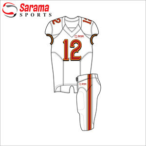 Conjuntos de uniformes de fútbol americano de alta calidad, uniformes de fútbol americano impresos con logotipo personalizado completo, - Product Image 1