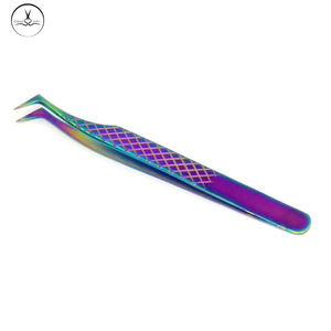 Outil pour faux cils avec logo personnalisé multicolore en acier inoxydable - Product Image 2