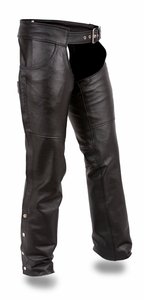 Pantalones de Motocicleta Personalizables de Cuero Genuino para Hombre con Logotipo Grabado y Bordado 3D - Product Image 2