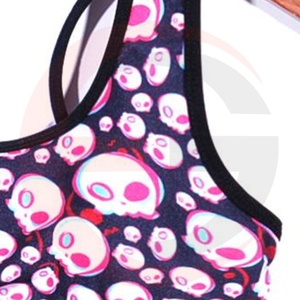 Sujetador deportivo de sublimación, cómodo, de tela suave, servicio OEM, venta al por mayor - Product Image 5