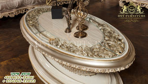 ชุดโซฟาห้องนั่งเล่นสไตล์บ้านพักตากอากาศสุดหรู ชุดโซฟาสไตล์อิตาลีแกะสลักอย่างประณีต ชุดโซฟางานฝีมือไม้คุณภาพสูงจากอินเดีย - Product Image 2