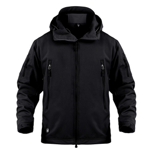 Chaqueta impermeable para hombre, forro polar de lluvia, suave, de colores sólidos, calidad prémium, venta al por mayor, invierno, 2023 - Product Image 2