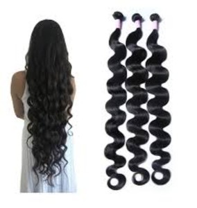 Extensiones de cabello Remy indio virgen largo de 40 ", extensiones de cabello suaves y sin enredos, ondas naturales, mechones de cabello de alta calidad - Product Image 2