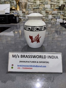 โกศใส่ศพสำหรับสัตว์เลี้ยงทำจากอะลูมิเนียมทันสมัยวาดด้วยมือรูปนางฟ้าพร้อมสายรัดอุ้งเท้าสัตว์เลี้ยงอุปกรณ์สำหรับงานศพ - Product Image 2