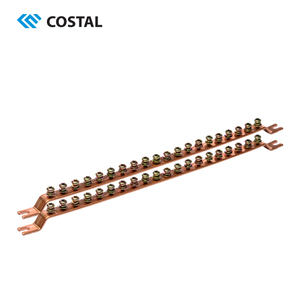 ขั้วต่อทองแดง Busbar,สกรูกราวด์พื้นผิวท่อโลหะการนำไฟฟ้าดีเยี่ยม - Product Image 2