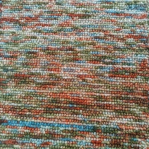 Hand Hooked <b>Abstract</b> Wool Area Rug Cotton <b>Canvas</b> Backing Vintage Chic Style PET Friendly Non-Slip Thick Pile for Living Room - Product Image 4