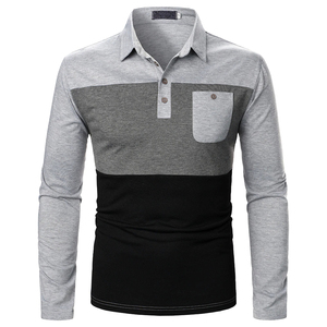 เสื้อคอเต่าผ้าฝ้าย100% สำหรับผู้ชายเสื้อถักแบบเข้ารูปปกติปักโลโก้ได้ตามต้องการเป็นมิตรกับสิ่งแวดล้อม - Product Image 3