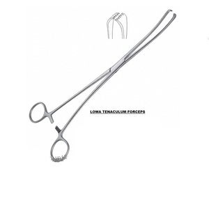 ชุดเครื่องมือผ่าตัดทั่วไปแบบใช้มือ  คีมจับแบบ Low Tenaculum Forceps ผลิตจากเหล็ก ได้รับการรับรองมาตรฐาน CE - Product Image 2