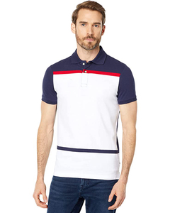 Camisetas de Golf de Manga Corta para Hombre, Tallas Grandes, Antiarrugas, de Felpa Sólida de 200g, con Logotipo Personalizado, 100% Algodón, Alta Calidad - Product Image 5