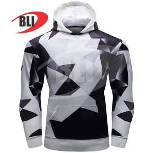 Sweat à capuche en molleton de coton et polyester de haute qualité, impression par sublimation intégrale, sweat à capuche personnalisé, sweat à capuche tendance pour hommes - Product Image 1