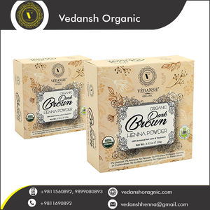 ผงย้อมผมเฮนน่าสีน้ำตาลธรรมชาติ | สมุนไพรผสมกับเฮนน่า, Amla, คราม | สีผมเฮนน่าเป็นกลุ่มสำหรับการปกปิดสีเทา - Product Image 2