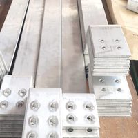 Barre omnibus en aluminium pur non allié CST AB C1100 99,50 % de qualité supérieure, certifiée ISO pour les équipements de distribution d'énergie