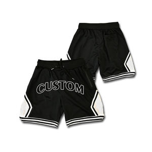 Pantalones Cortos Retro de Baloncesto Hechos de Poliéster, Logotipo Personalizado, Impresión por Sublimación, Cintura Elástica, Secado Rápido, Transpirables para Hombre - Product Image 3