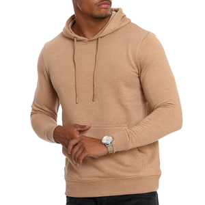 Abrigo de invierno informal de talla grande para hombre, capucha gruesa de lana, técnica de lavado antiarrugas, chándal grueso cálido, Sudadera con capucha sólida - Product Image 5