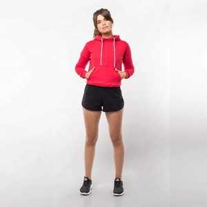 Women's Plain Zip Fleece Hooded <b>Top</b> Long Sleeve Front Pockets Soft Stretchable Comfortable Plus Sizes Polyester/Cotton <b>Winter</b> - Product Image 5