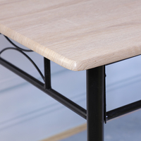 Ensemble de Table à manger carrée 1 Din, décoration moderne, Table et chaise en Mdf, de chine