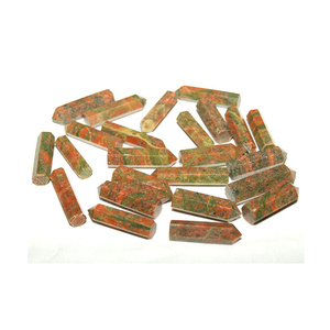 Unakite Lápiz Punto Curación Fengshui Productos - Product Image 1