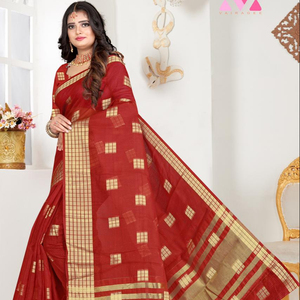Indio katan Saree último diseñador fiesta desgaste boda damas mujeres desgaste Georgette seda bordado trabajo sari con blusa apparelgarment - Product Image 1