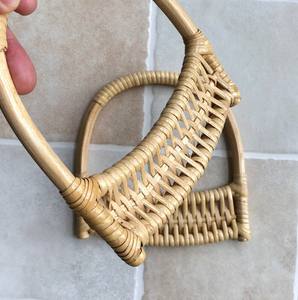 Piezas y Accesorios Especiales para Bolsos BaoMinh RBH093 Asa de Mimbre y Bambú para Bolsos - Product Image 2
