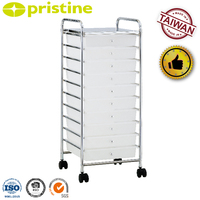 MIT Sale 10-stöckiger Gusseisen-Servierwagen, modern, multifunktional, mit Schubladen, für Küche, Bad, Wohnzimmer, leicht zu reinigen, Großhandel