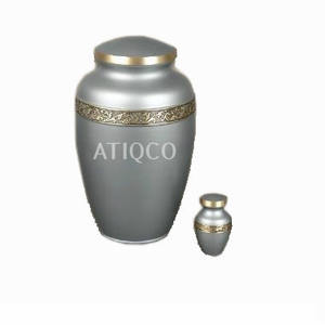 Nueva apariencia con precio razonable, urna funeraria hecha a mano para accesorios funerarios humanos, cremación de urna de latón con calidad superior - Product Image 5