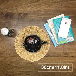 Wholesale Water Hyacinth Weaved placemats and Coasters Multifunction Heat Pad Tableware for <b>Dinner</b> Made in Vietnam - Product Image 4