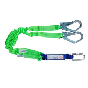 Cordón doble anticaídas certificado ADELA CE 0598 con amortiguador de 1,5 ~ 2M de longitud - Product Image 2