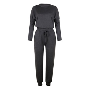 Ropa activa para mujer, chándal de 2 piezas, pulóver, sudadera y pantalones de chándal, colección de invierno de talla grande - Product Image 1