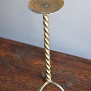 Tall Brass <b>Twisted</b> <b>Candle</b> Holder New Style High Finishing <b>Candle</b> Stand Hot Selling Best Quality Luxury <b>Candle</b> Stick Holder - Product Image 2