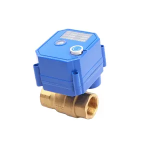 Электрический водяной латунный шаровой клапан 2 провода 3 провода 5 провода электрический мотор работает автоматический контроль уровня воды клапан