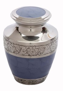 โกศสัตว์เลี้ยงสีเงินดีไซน์ทันสมัยทำจากโลหะทองเหลืองที่ทนทาน - Product Image 3