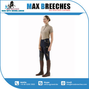 Pantalones de montar a caballo de etiqueta privada con parche de rodilla de Venta caliente directo de la India - Product Image 2