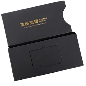 カスタムデザイン紙クレジットカードVIP会員カード包装ボックス