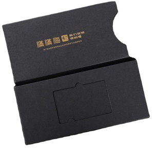 Custom design paper credit card vip membership cards packaging box