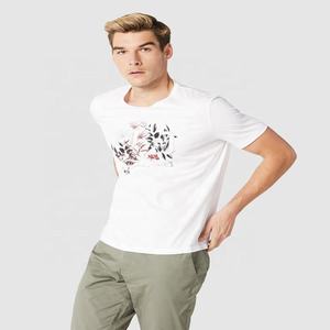 CAMISETA DE ALGODÓN 100% TRANSPIRABLE DE ALTA CALIDAD Y CAJA REGULAR PARA HOMBRE, CON ESTAMPADO PERSONALIZADO, BORDADO, JERSEY, TEJIDO CASUAL, OEM, TALLA GRANDE - Product Image 2