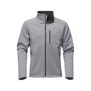 Taille personnalisable Veste d'hiver Softshell grise de haute qualité en tissu polaire avec col à capuche léger Caractéristiques durables - Product Image 1