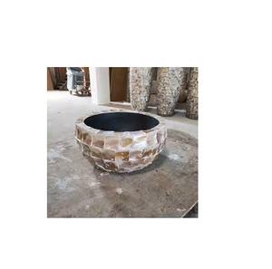Pot de plante en fibre de verre nacre pour la décoration de la maison | Planteur de coquillage et pots pour Offre Spéciale de taille personnalisée - Product Image 1