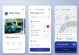 Mobil/<span class=keywords><strong>Android</strong></span> taksi ve kabin kamyon rezervasyon yazılımı için talep üzerine araba tamir servisi uygulaması - Product Image 5