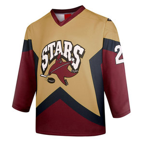 Camiseta de hockey sobre hielo de diseño personalizado de poliéster 100% de nueva moda de alta calidad para adultos ropa deportiva OEM con camiseta con nombre de equipo - Product Image 1