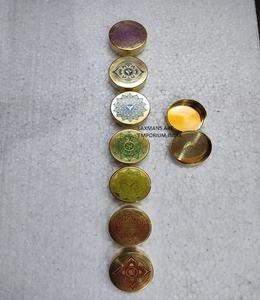 Cajas de joyería de latón, siete chakras - Product Image 2
