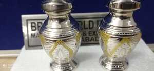 Souvenir bleu entièrement imprimé, en laiton, fournitures d'urne de crémation, funérailles, brasworld inde - Product Image 6