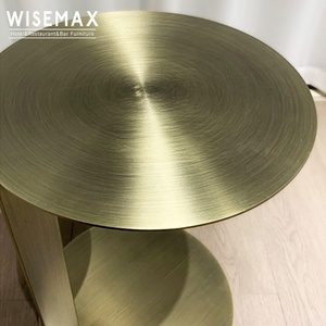 Gold <b>Metal</b> Iron End <b>Table</b> Sofa <b>Table</b> Usage Living Room Restaurant Hotel <b>Small</b> <b>Table</b> Modern Luxury High Quality Unique Made India - Product Image 4